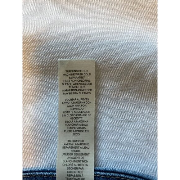 Chicos The Platinum Jegging Size 4 /US Sz XXL 22 Distressed Denim Jeans Stretchy - Picture 8 of 12